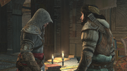 Ezio parla con Yusuf.