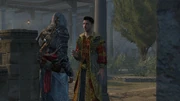 Suleiman requesting Ezio's help