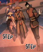 Liu Qing and his fellow Assassins being led to Sun