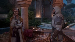 Basim meeting Arib Al-Ma'muniyya