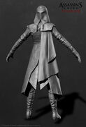 ACS Evie Frye Nightshade Cloak ZBrush Model - Back View