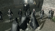 Ezio entra in città eludendo le guardie.