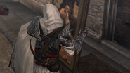 Ezio marchia il primo dipinto.