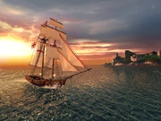 ACP HMS Dranke in sunset.jpg (407 KB) HMS Drake in sunset