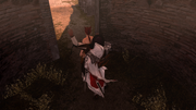 Ezio assassinating the ambassador