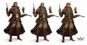 Concept art of the Navigator's customization options