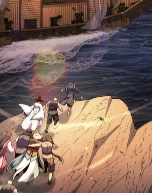 Edward flieht mit den anderen zur Klippe