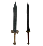 The Gladiator's long swords