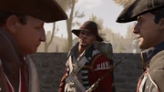 Braddock ordering Haytham's removal from the camp