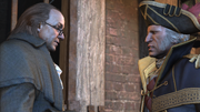 Franklin and Washington arguing