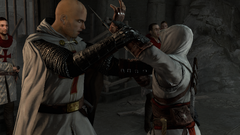 Altaïr w konfrontacji z Robertem.