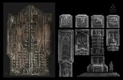 ACU DK Saint Denis Temple Door 01 - Concept Art