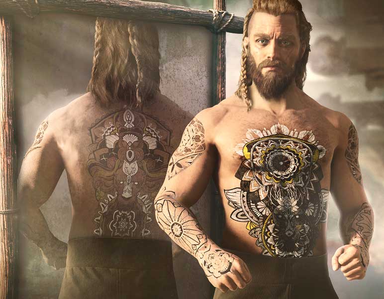 Blessed Warrior Tattoo Set Assassin