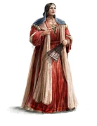 Early concept art of Paola