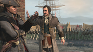 Haytham pensa al piano per liberare Pitcairn.