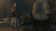 Ezio parla agli Assassini Ottomani.