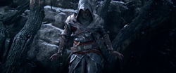 Ezio wysuwa swoje ukryte ostrza