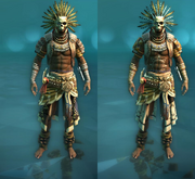 Sacred Warrior and Prestige Costumes for Jaguar