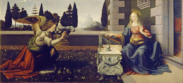 800px-Leonardo da Vinci - Annunciazione - Google Art Project