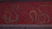 Mural of snakes in Sanctuary of Asklepios, Argolis