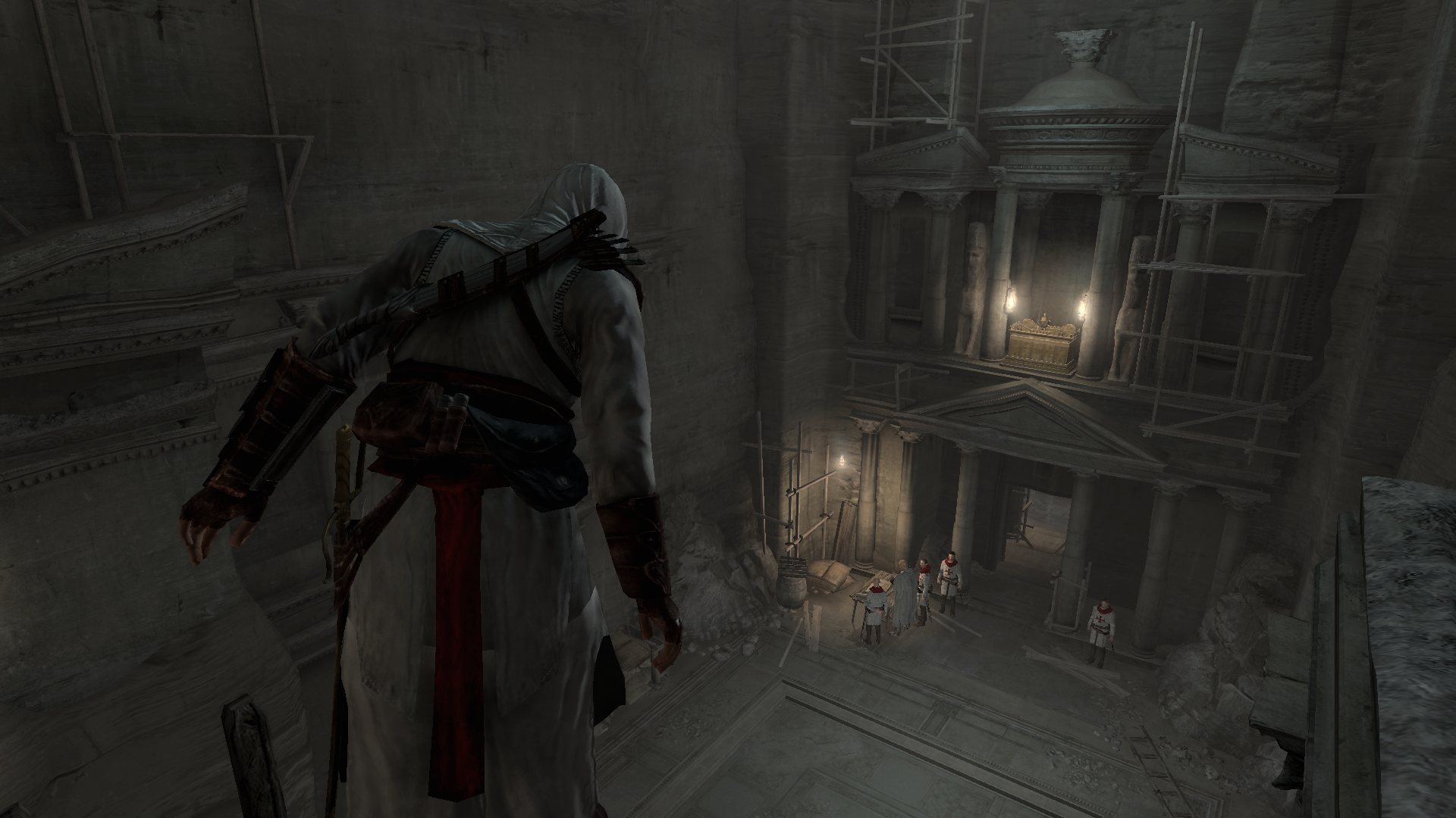 In the first Assassin's Creed, where is the view over when you escape  Solomon's Temple? Can you return/see the exit from the wider Jerusalem map?  : r/assassinscreed