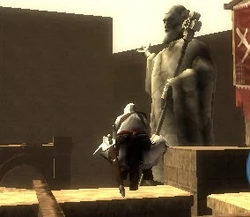 Saint Hilarion statue