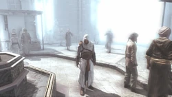 Desmonds synchronisatie met Altaïr is onstabiel.