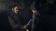 Abberline informing Evie of the Ower Manor murders