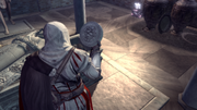 Ezio recovering the Seal of Amunet