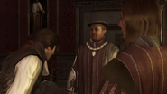 Ezio rencontrant Uberto Alberti