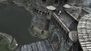 Ezio ouvrant les portes à Machiavelli et Caterina