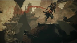 Shao Jun escaping from Wei Bin's fortress