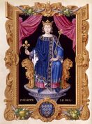 一幅16世纪的关于腓力四世的画像