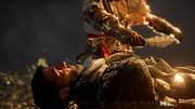 Bayek sending Rufio to the Duat