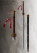 ACflim concept art of Shao Jun's sword