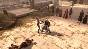 Ezio fighting Duccio