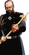 The Imperial Sceptre wielded by Tsar Alexander III