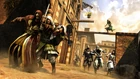 The Sentinel assassinating the Deacon, with the Vizier and Vanguard in the action, while two known Avatars and a customized Deacon pass by in the background