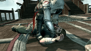 Ezio assassinating one of the traitors