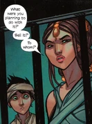 普娅拉向阿尔巴兹询问情况