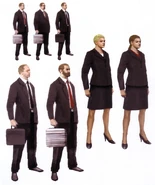 Artwork der Mitglieder von Abstergo