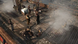 Adéwalé taken captive by Rackham's crew