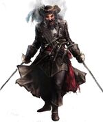 Concept art of Blackbeard