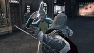 Ezio assassinant le premier conspirateur