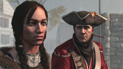 Haytham meeting Kaniehtí:io