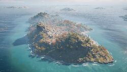 斯基罗斯岛上的风景