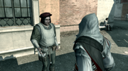 Ezio being asked to recover the letter