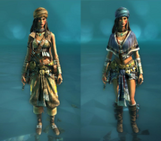 Warrior and Independent costumes for the Rebel