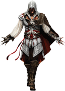 A render of Ezio in his father's robes