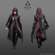 ACS Evie Frye Nightshade Cloak Outfit - Concept Art